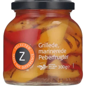 Grillede, marinerede Peberfrugter Grillede, marinerede Peberfrugter